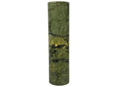 Meyda Cylinder Green Jadestone Flat Top Candle Cover MY123469