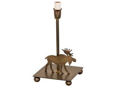 Meyda Lone Moose Rustic Lodge Table Lamp Base MY179117