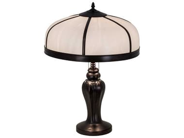 Meyda Arts & Crafts Glass Brown Table Lamp MY182605