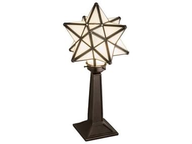 Meyda Moravian Star Glass Bronze Table Lamp MY18473