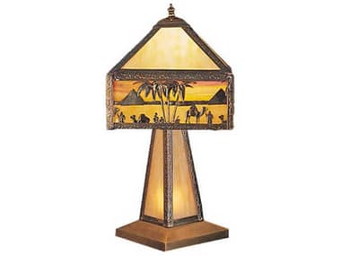 Meyda Rustic Lodge Off White Table Lamp MY200208