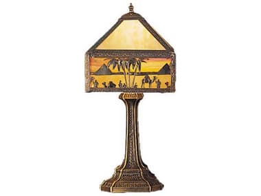Meyda Rustic Lodge Off White Table Lamp MY200209