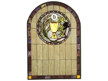 Meyda Tiffany Sacrament Stained Glass Window MY51129