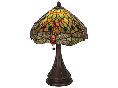 Meyda Tiffany Hanginghead Dragonfly Accent Table Lamp MY28460