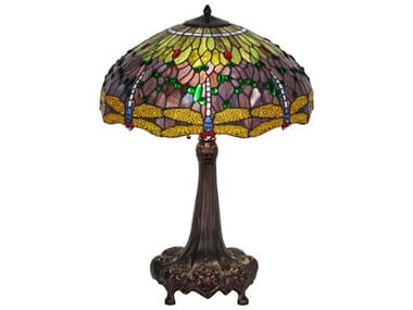 Meyda Tiffany Hanginghead Dragonfly Table Lamp MY31112