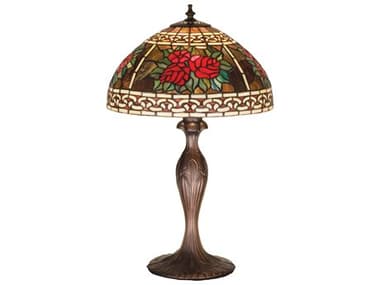 Meyda Tiffany Roses & Scrolls Table Lamp MY37789