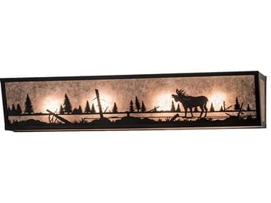 Meyda 4-Light Brown Vanity Light MY198074