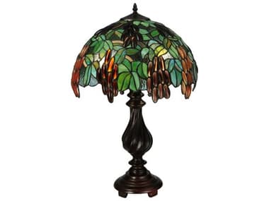 Meyda Murlo Brown Tiffany Table Lamp MY134529