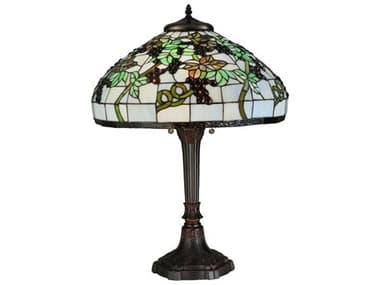 Meyda Veneto Bronze Tiffany Table Lamp MY134538