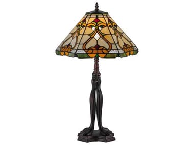 Meyda Middleton Bronze Tiffany Table Lamp MY144901
