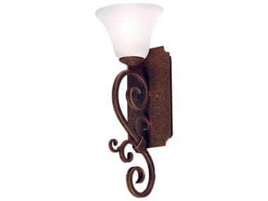 Meyda Thierry 18" Tall 1-Light Gilded Tobacco Brown Wall Sconce MY120139