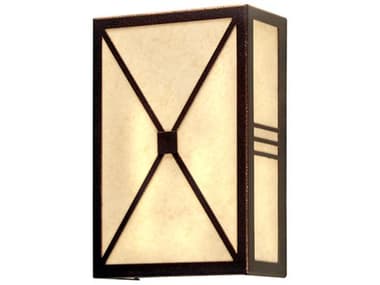 Meyda Whitewing 12" Tall 2-Light White Brown Wall Sconce MY116082
