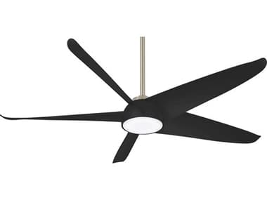 Minka-Aire Ellipse / Coal 1 - Light 60'' Ceiling Fan MKAF771LBNCL