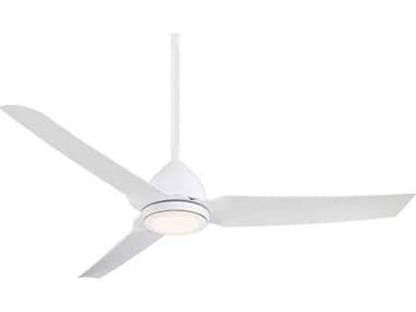 Minka-Aire Java Flat White 1-light 54'' Wide LED Outdoor Ceiling Fan MKAF753LWHF