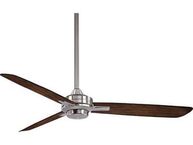 Minka-Aire Rudolph Brushed Nickel with Medium Maple Blades 52'' Wide Indoor Ceiling Fan MKAF727BNMM