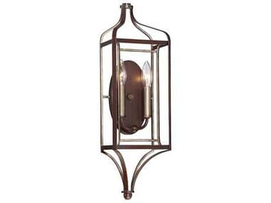 Minka Lavery Astrapia 22" Tall Dark Rubbed Sienna With Aged Silver Brown Wall Sconce MGO4342593