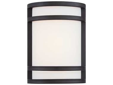 Minka Lavery Bay View Brushed Stainless Steel Glass LED Outdoor Wall Light MGO9801143L
