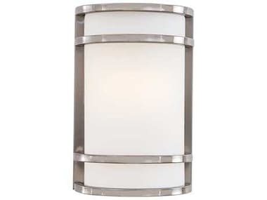 Minka Lavery Bay View Brushed Stainless Steel Glass Outdoor Wall Light MGO9802144