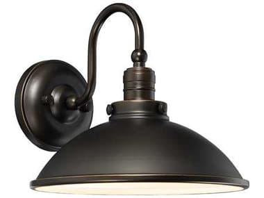 Minka Lavery Baytree Lane Oil Rubbed Bronze with Gold Highlights Industrial LED Wall Sconce MGO71169143CL