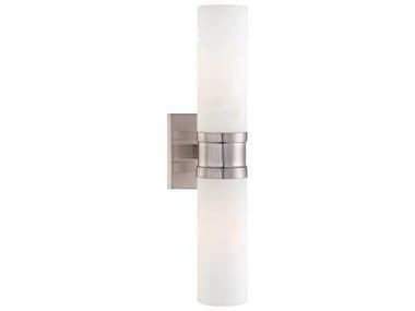 Minka Lavery Compositions Brushed Nickel Glass Wall Sconce MGO446284