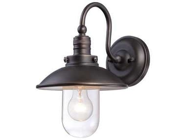 Minka Lavery Downtown Edison Oil Rubbed Bronze / Gold Highlights 1-light Outdoor Wall Light MGO71163143C