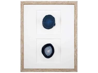 Mirror Home Blue Agate Slices Wall Decor MIH30240