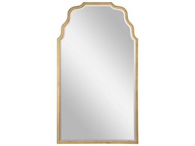 Mirror Home Distressed Gold Leaf 28''W x 48''H Wall Mirror MIH20337DGL