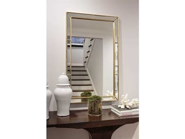 Mirror Home Burnished Gold Leaf 30''W x 48''H Rectangular Wall Mirror MIH20446