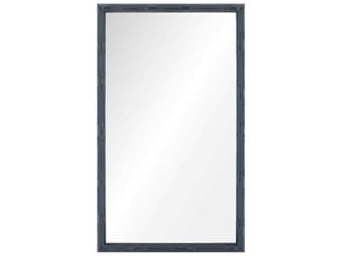 Mirror Home Bunny Williams Navy Lacquer 24''W x 40''H Rectangular Wall Mirror MIHBW3060