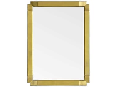 Mirror Home Jamie Drake Cosmopolitan Gold Leaf 32''W x 44''H Rectangular Mirror MIHJD5000CGL