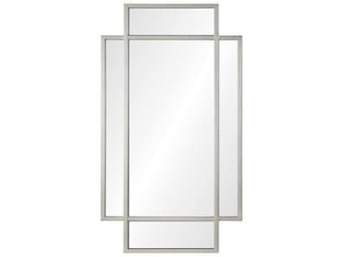 Mirror Home Jamie Drake Cosmopolitan Silver Leaf 27''W x 48''H Wall Mirror MIHJD5008CSL