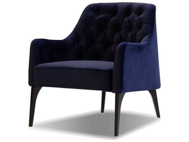 Mobital Ellington 29" Blue Fabric Accent Chair MBLARELLINAVYBLACK