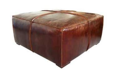Moe's Home Accent Furniture 37" Square Leather Coffee Table MEPK101920