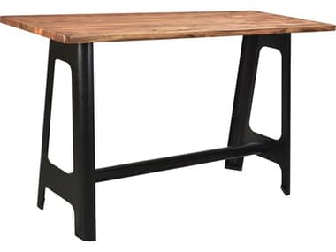 Moe's Home 79" Natural Rectangular Wood Bar Table MEUH101624