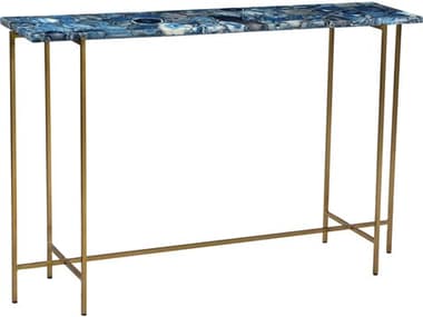 Moe's Home Collection Blue / Brass 47'' Wide Rectangular Console Table MEGZ113126