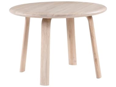 Moe's Home Round Wood Natural White Oak Dining Table MEBC104718