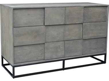 Moe's Home Collection Felix Grey 6 Drawers Double Dresser MEBV100715