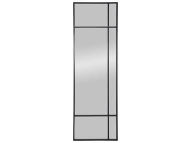 Moe's Home Collection Grid Painted Black Wall Mirror MEMJ102302