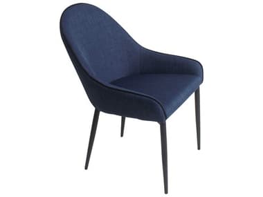 Moe's Home Lapis Blue Fabric Upholstered Side Dining Chair MEUU100126