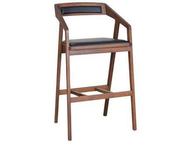 Moe's Home Collection Padma Brown Arm Bar Height Stool MECB102603