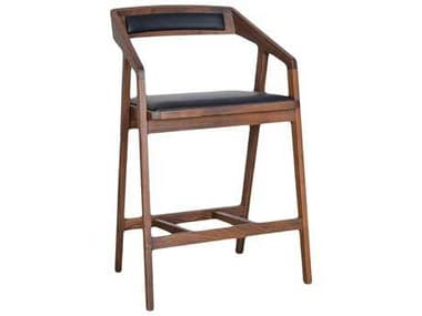Moe's Home Collection Padma Brown Arm Counter Height Stool MECB102503