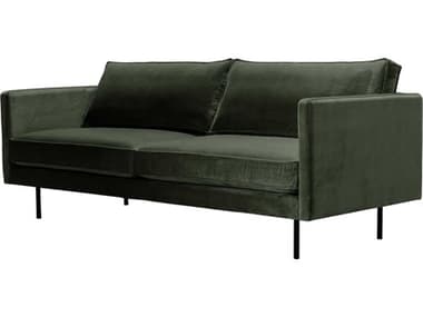 Moe's Home Raphael 82" Forest Green Fabric Upholstered Sofa MEWB100227