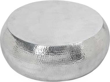 Moe's Home Collection Tabla Silver 31'' Wide Round Coffee Table MEFI103030
