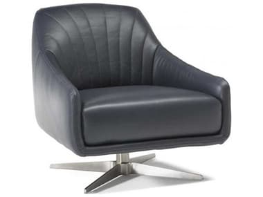 Natuzzi Editions Felicita Swivel Leather Accent Chair NTZC014066