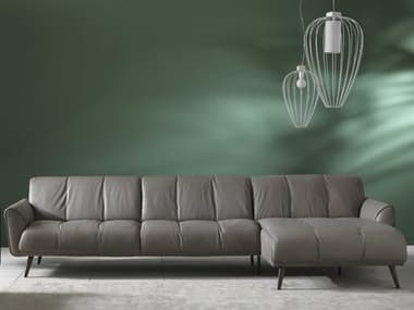 Natuzzi Editions Talento Leather Sectional Sofa NTZB993018049