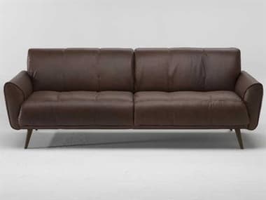 Natuzzi Editions Talento 89" Leather Upholstered Sofa NTZB993009