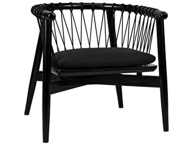 Noir Black Fabric Accent Chair NOIAE124CHB