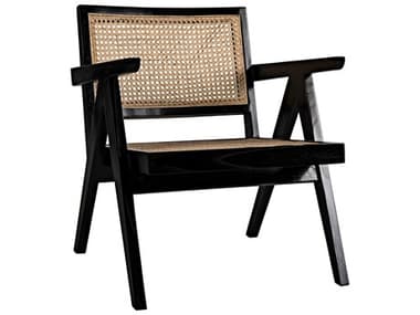 Noir 24" Black Accent Chair NOIAE130CHB