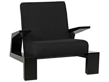 Noir Furniture Charcoal Black Accent Chair NOIAE64CHB