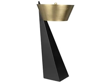 Noir Black And Brass Buffet Lamp NOILAMP747MB